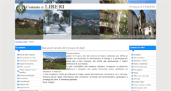 Desktop Screenshot of comune.liberi.ce.it