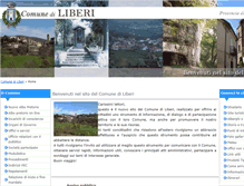 Tablet Screenshot of comune.liberi.ce.it